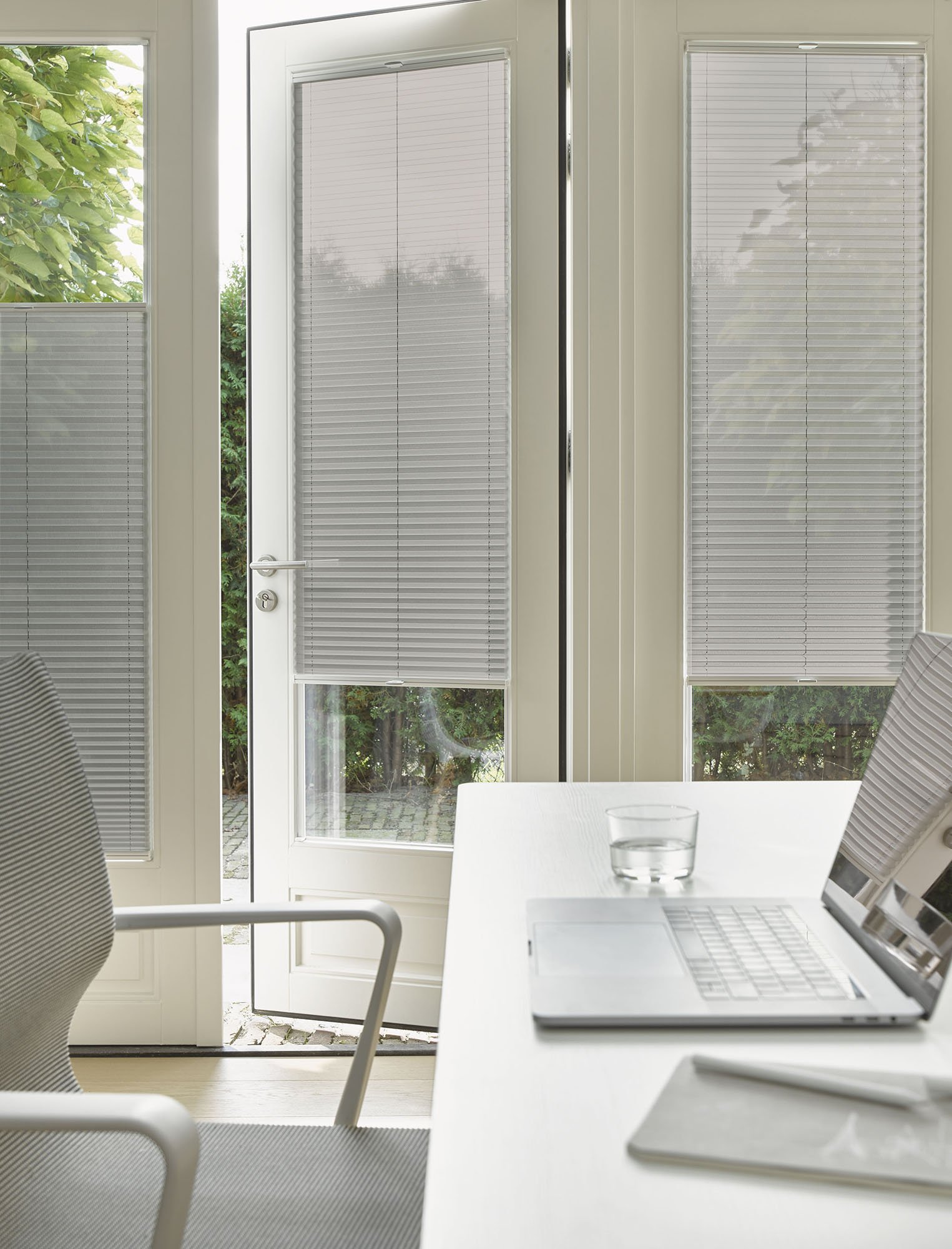 Plissee Arbeitszimmer Buero