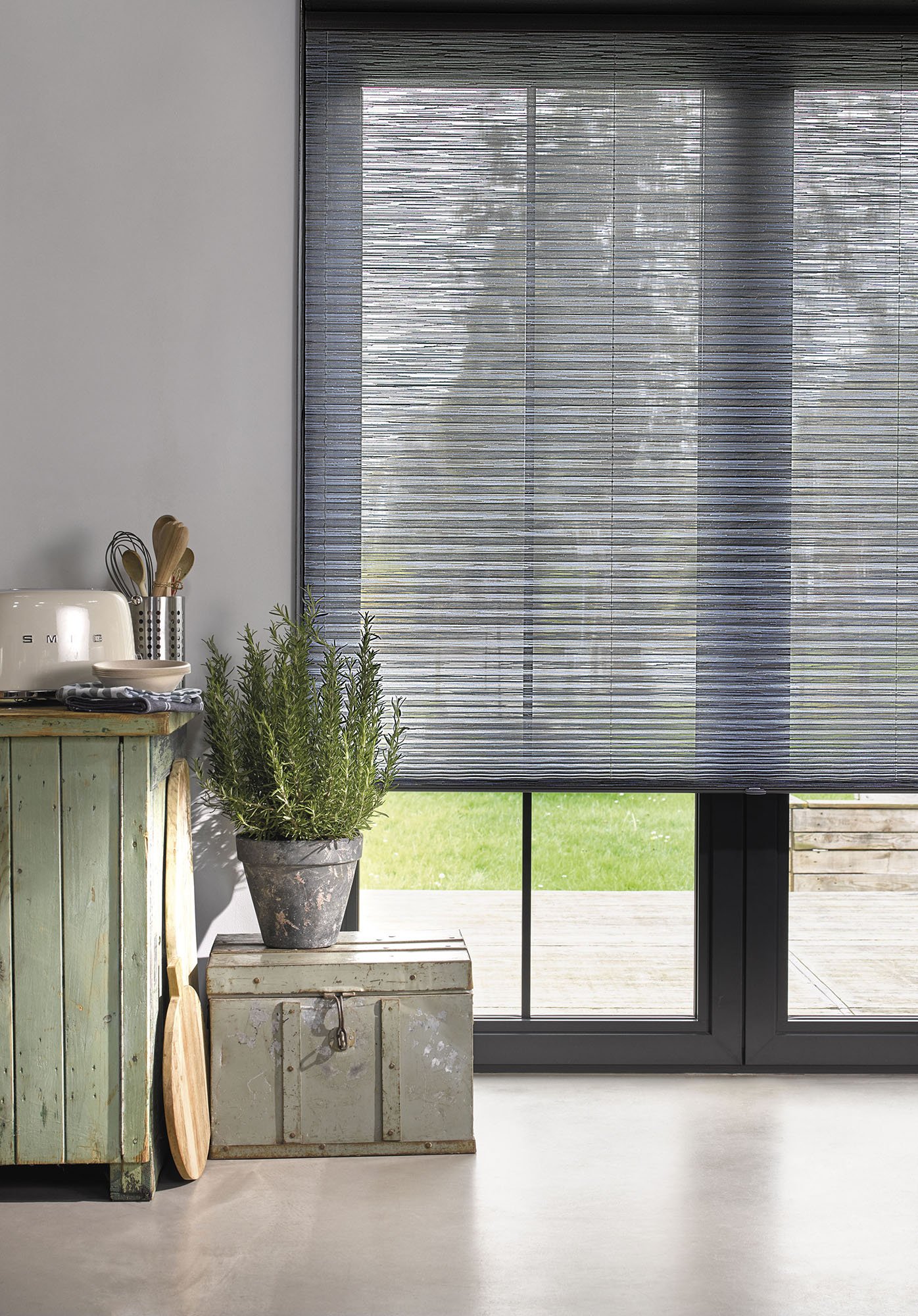 Plissee Luxaflex transparent