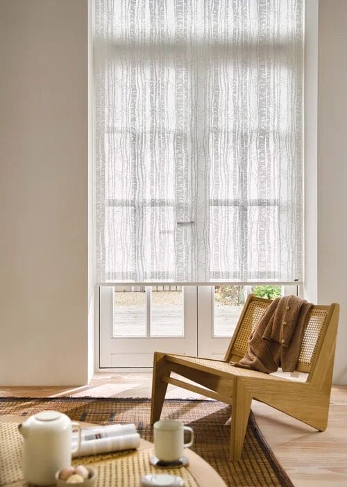 Rollo romantisch Licht Luxaflex Wohnzimmer