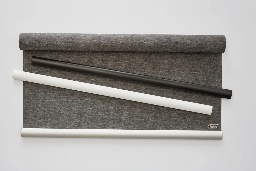 Rollos Farben Schwarz Weis Silber