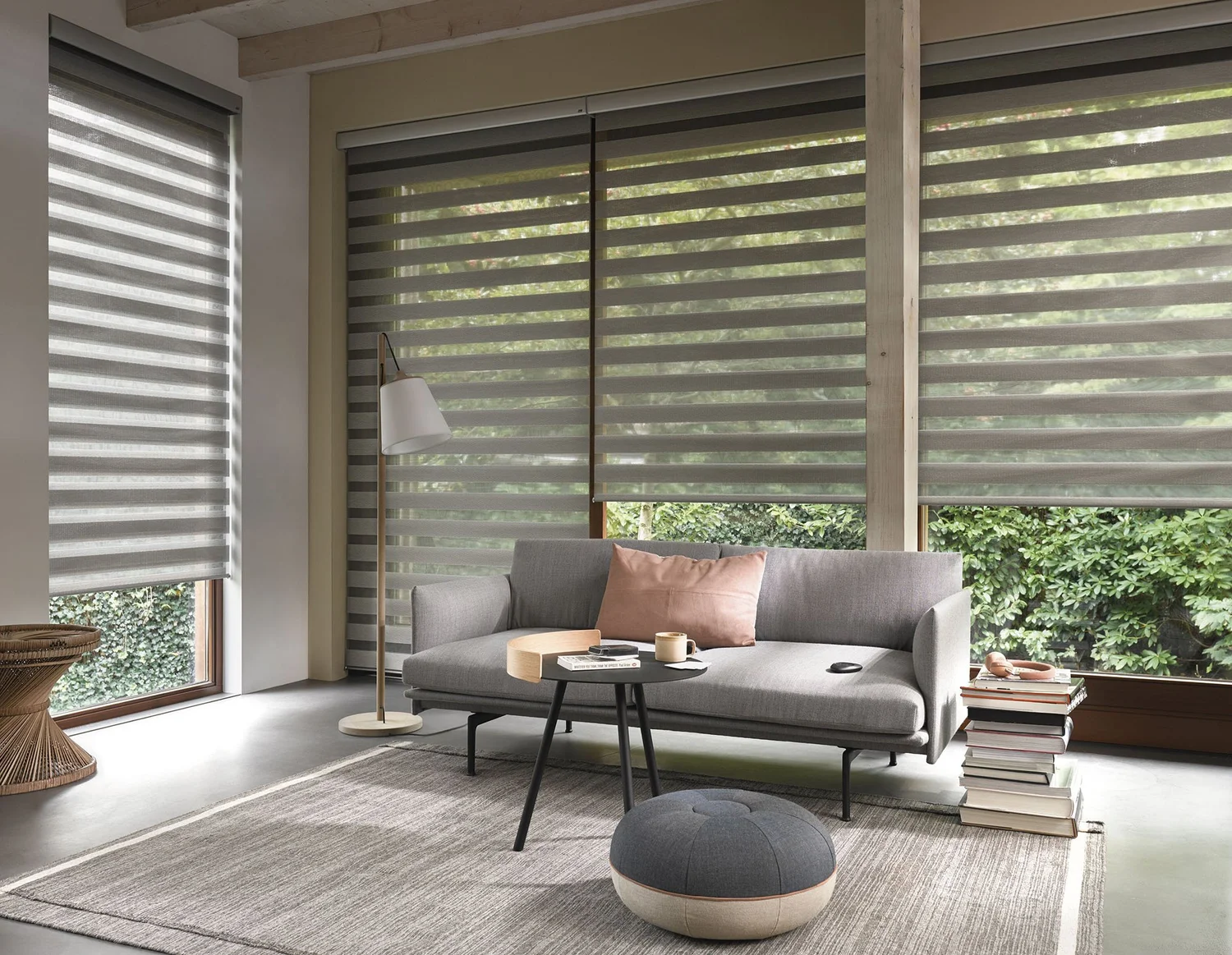 Wohnzimmer Fensteranlage